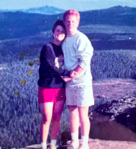 Where Matt proposed to Shari. Black Mountain Lookout, 1989